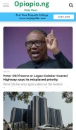 How opiopio.ng looks like on a mobile device such as an iPhone.