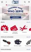 How opticsplanet.com looks like on a mobile device such as an iPhone.