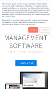 How orangelogic.com looks like on a mobile device such as an iPhone.