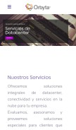 How orbyta.com looks like on a mobile device such as an iPhone.