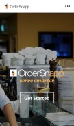 How ordersnapp.com looks like on a mobile device such as an iPhone.