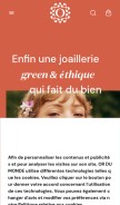 How ordumonde.com looks like on a mobile device such as an iPhone.