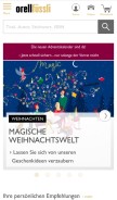 How orellfuessli.ch looks like on a mobile device such as an iPhone.