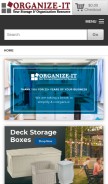 How organizeit.com looks like on a mobile device such as an iPhone.