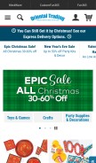 How orientaltrading.com looks like on a mobile device such as an iPhone.