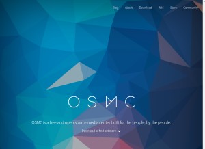 How osmc.tv looks like on a tablet such as an iPad.
