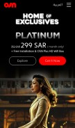 How osn.com looks like on a mobile device such as an iPhone.