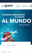 How osomviajes.com looks like on a mobile device such as an iPhone.