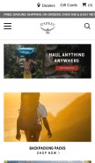 How osprey.com looks like on a mobile device such as an iPhone.
