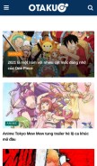 How otakugo.net looks like on a mobile device such as an iPhone.