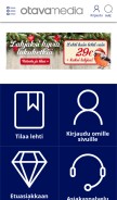 How otavamedia.fi looks like on a mobile device such as an iPhone.