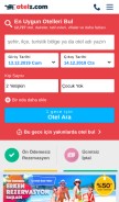 How otelz.com looks like on a mobile device such as an iPhone.