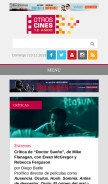 How otroscines.com looks like on a mobile device such as an iPhone.