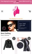 How ourstylefashion.com looks like on a mobile device such as an iPhone.
