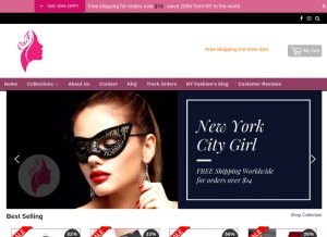 How ourstylefashion.com looks like on a tablet such as an iPad.