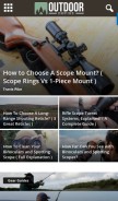 How outdoorempire.com looks like on a mobile device such as an iPhone.