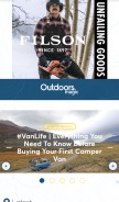 How outdoorsmagic.com looks like on a mobile device such as an iPhone.