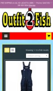 How outfit2fish.com looks like on a mobile device such as an iPhone.