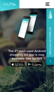 How outofmilk.com looks like on a mobile device such as an iPhone.