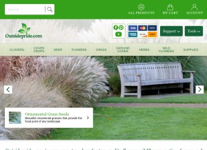 How outsidepride.com looks like on a tablet such as an iPad.