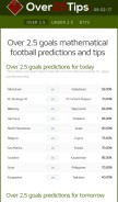 How over25tips.com looks like on a mobile device such as an iPhone.