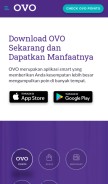 How ovo.id looks like on a mobile device such as an iPhone.