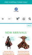 How owame.com looks like on a mobile device such as an iPhone.