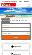 How owic.in looks like on a mobile device such as an iPhone.
