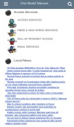 How owt.com looks like on a mobile device such as an iPhone.