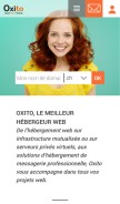 How oxito.com looks like on a mobile device such as an iPhone.