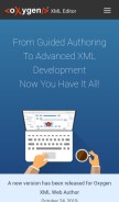 How oxygenxml.com looks like on a mobile device such as an iPhone.