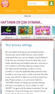 How oyunskor.com looks like on a mobile device such as an iPhone.