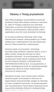 How ozonee.pl looks like on a mobile device such as an iPhone.