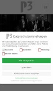 How p3-group.com looks like on a mobile device such as an iPhone.