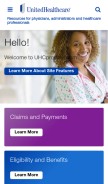 How pacificare.com looks like on a mobile device such as an iPhone.