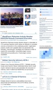 How packetstormsecurity.com looks like on a mobile device such as an iPhone.