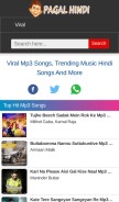 How pagalhindi.com looks like on a mobile device such as an iPhone.