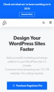 How pagelines.com looks like on a mobile device such as an iPhone.