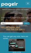 How pagelr.com looks like on a mobile device such as an iPhone.
