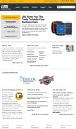 How pager.net looks like on a mobile device such as an iPhone.