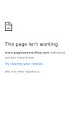 How paginasamarillas.com looks like on a mobile device such as an iPhone.