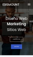 How paginaswebysitiosweb.cl looks like on a mobile device such as an iPhone.