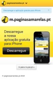 How pai.pt looks like on a mobile device such as an iPhone.