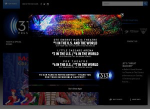 How palacenet.com looks like on a tablet such as an iPad.