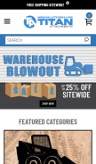 How palletforks.com looks like on a mobile device such as an iPhone.
