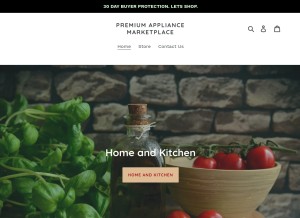 How pamelectronics.com looks like on a tablet such as an iPad.