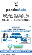 How pandastats.net looks like on a mobile device such as an iPhone.