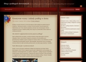 How panelepodlogowe1.pl looks like on a tablet such as an iPad.