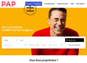 How pap.fr looks like on a tablet such as an iPad.