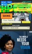 How paper.io looks like on a mobile device such as an iPhone.